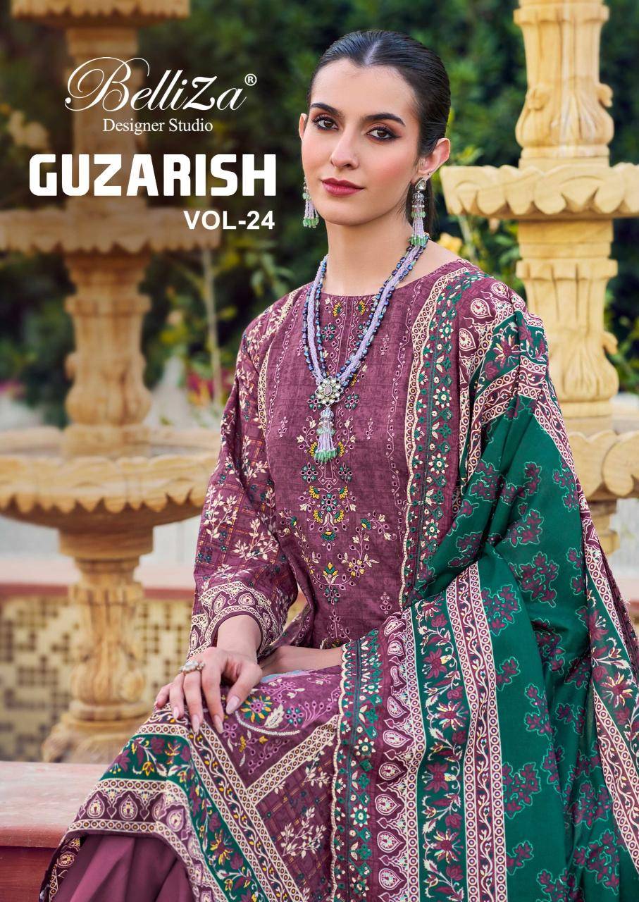 Belliza guzarish vol 24 Wholesale dress material suppliers in Delhi